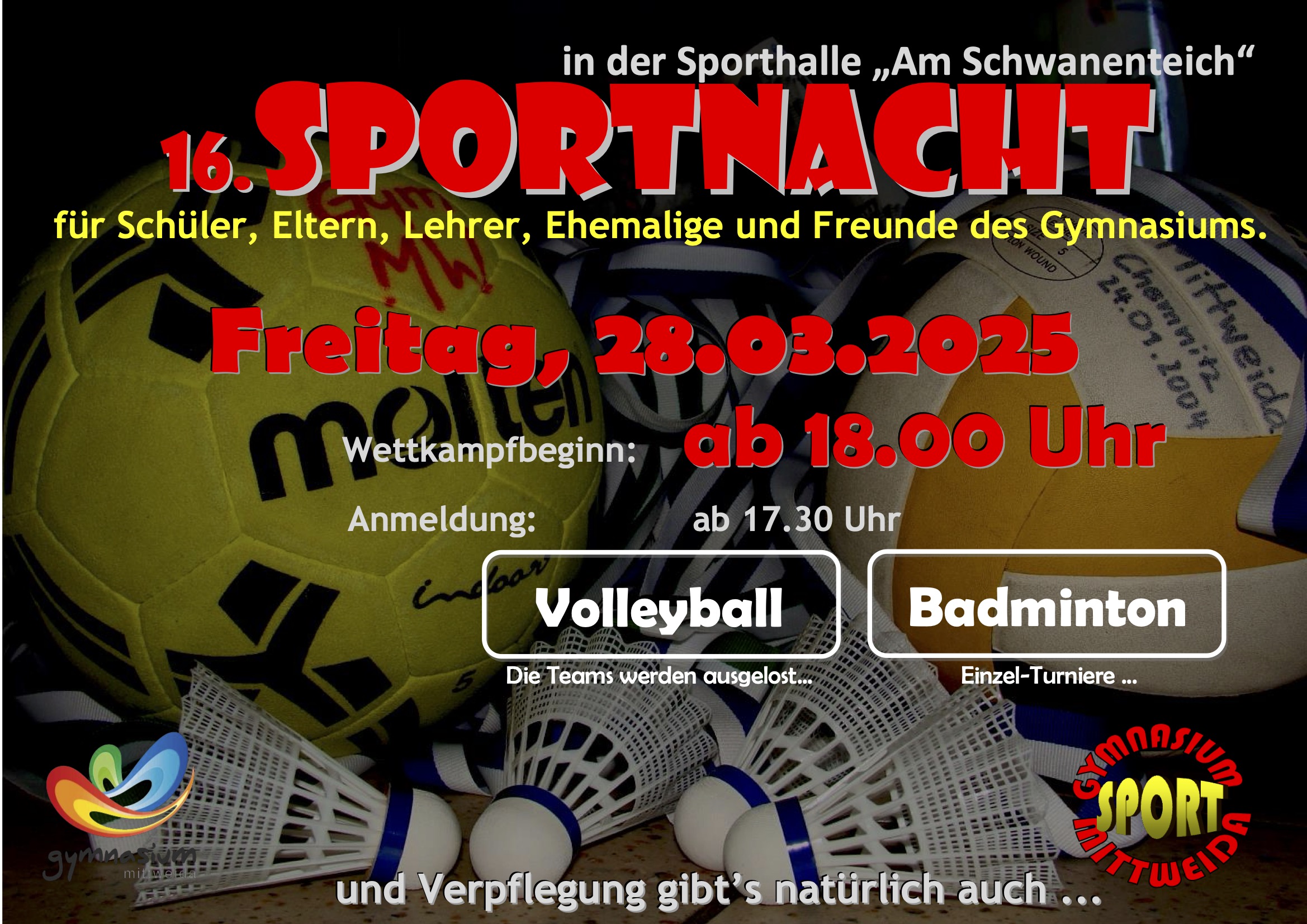 Sportnacht 2025 Gymnasium Mittweida